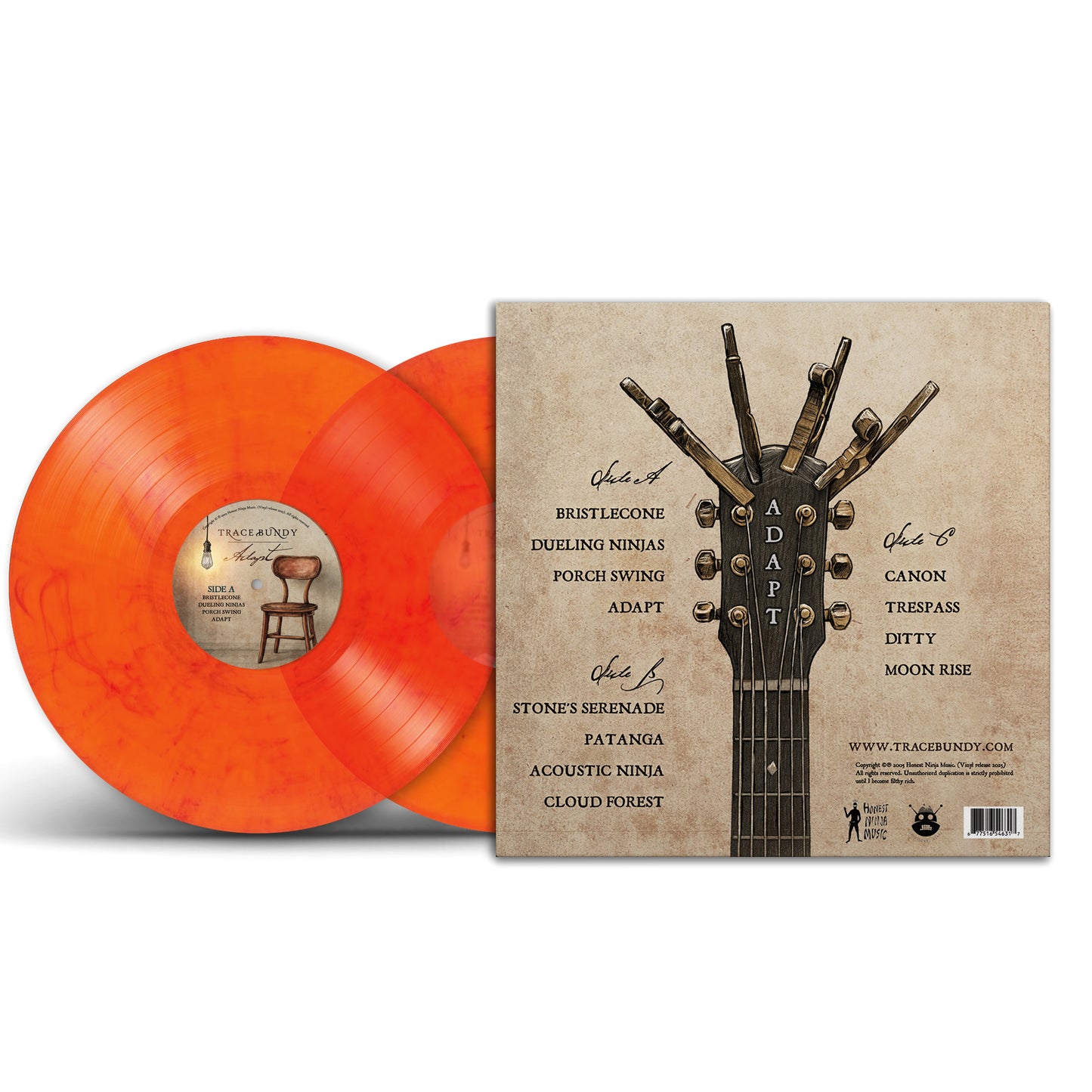 * LP/Vinyl: ADAPT  (Transparent Tangerine pressing)