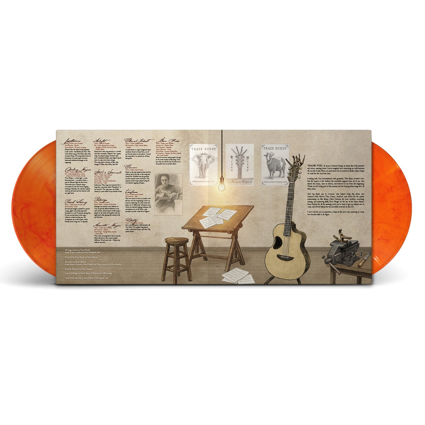 * LP/Vinyl: ADAPT  (Transparent Tangerine pressing)